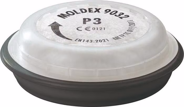 Filtro antiparticolato Moldex P3 R + ozono 903201 EN 143:2000 + A1:2006 per serie 7000 / 9000 - 903201