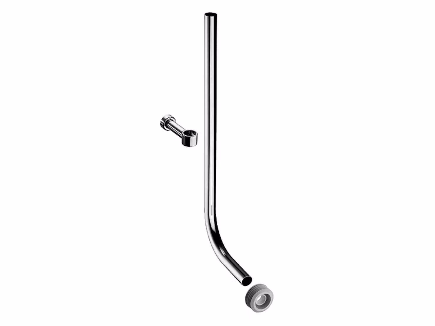 Set di tubi di scarico per WC Schell Ø 28, 600 x 200 mm cromo