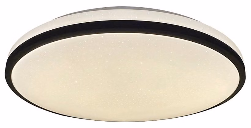 Rabalux 3054 Slava, 18W, 3000K, 1170lm, bianco-nero, rotondo, bianco caldo, ø330mm