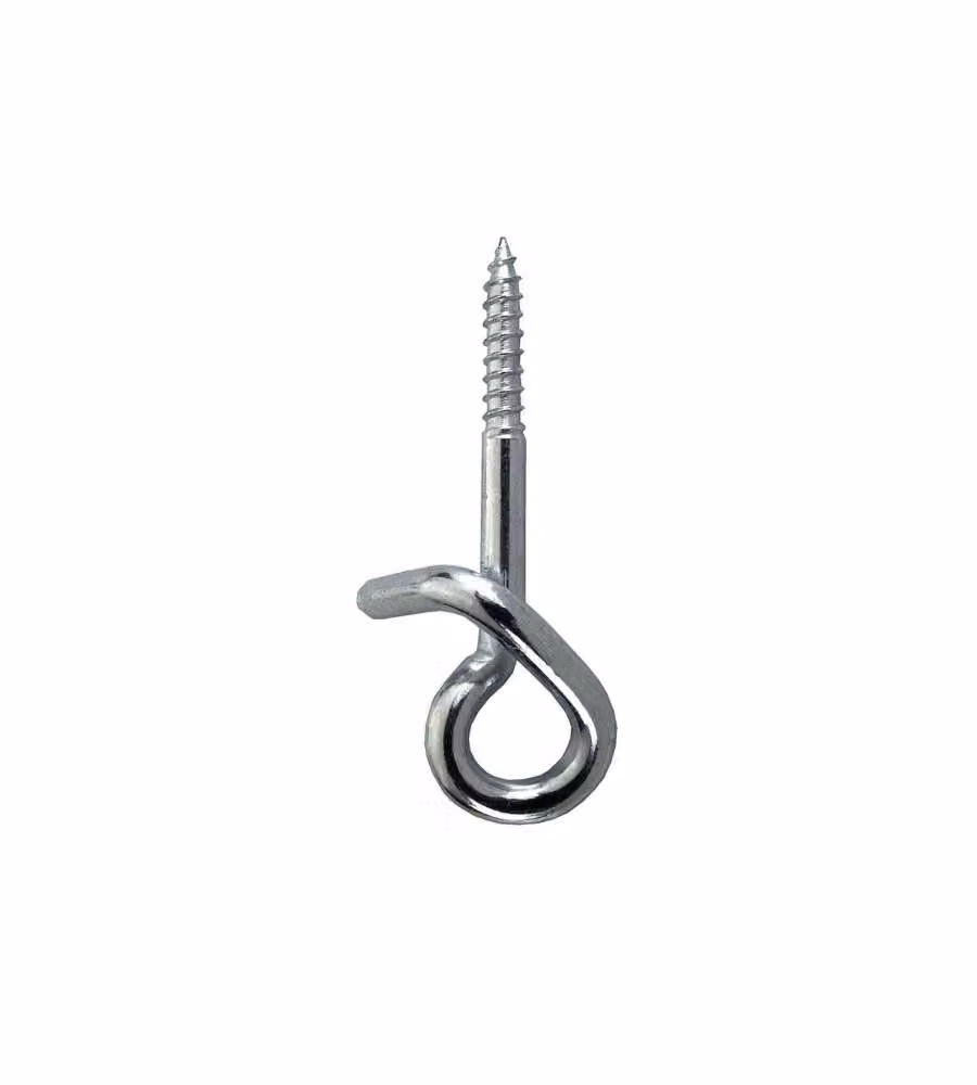 Gancio di sicurezza per altalene in ferro zincato e filetto per legno 12x160 mm