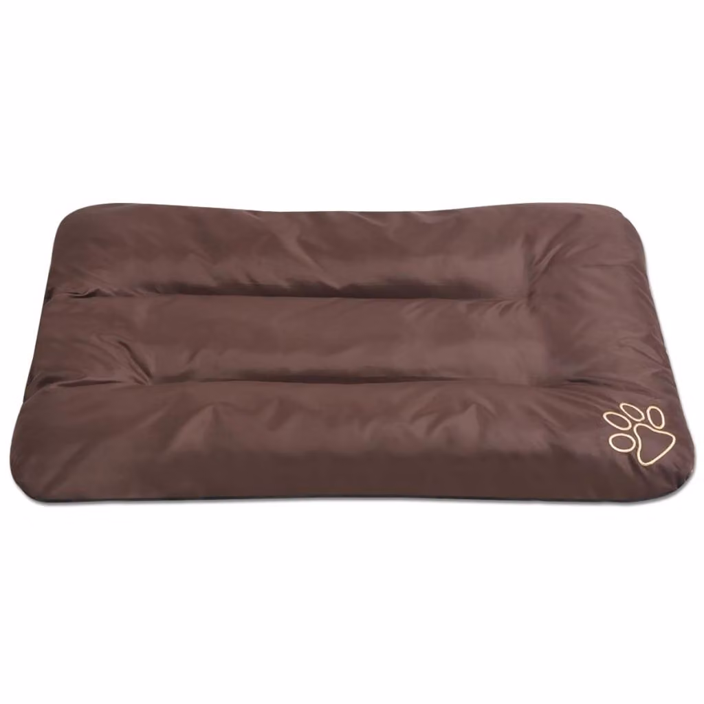 vidaXL Letto per cani taglia L Marrone