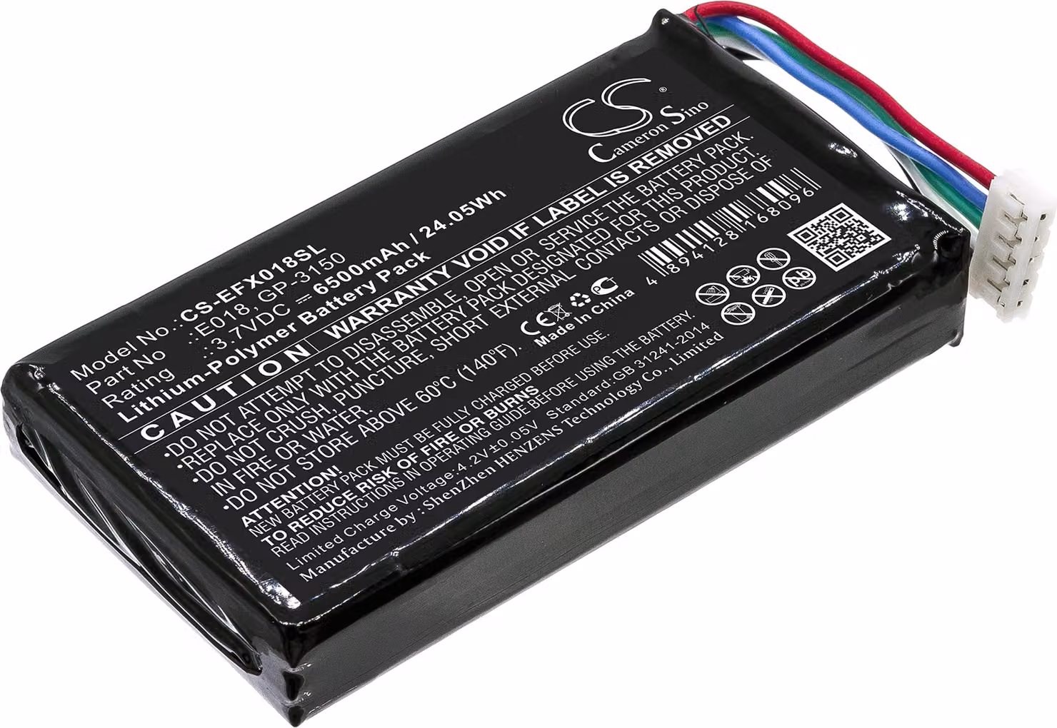 TECHTEK Batteria compatibile con [EXFO] OX1, OX1 Optical Explorer, OX1 Optical Fiber Multimeter sostituisce E018, per GP-3150