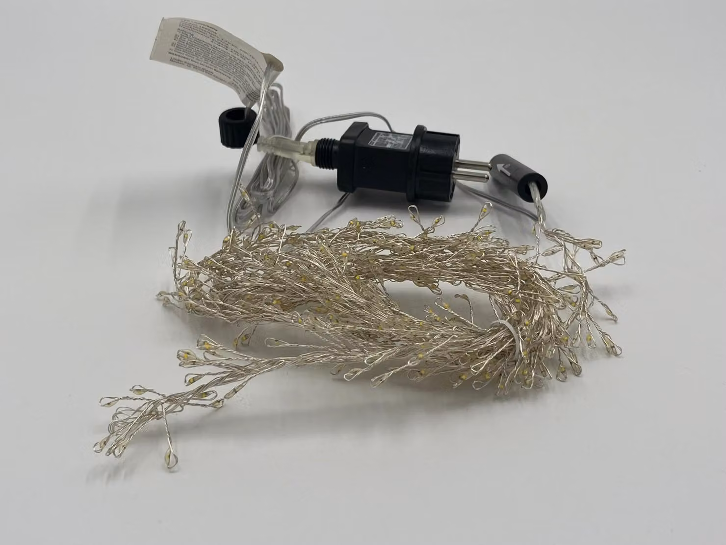 Catena luminosa a goccia LEX 400 LED, bianco caldo, per interni