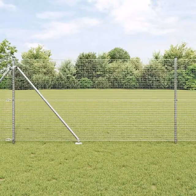 Recinzione in rete saldata con punte 50 x 1 m Acciaio zincato 3351999
