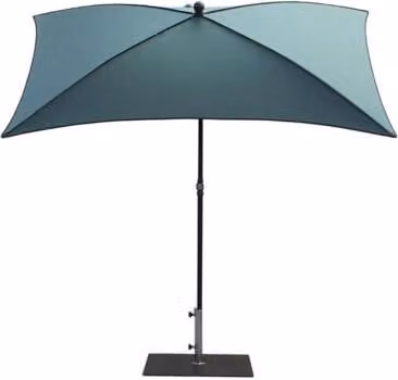 Ombrellone a palo centrale Border rett.210x130 Made in Italy - agua de mar