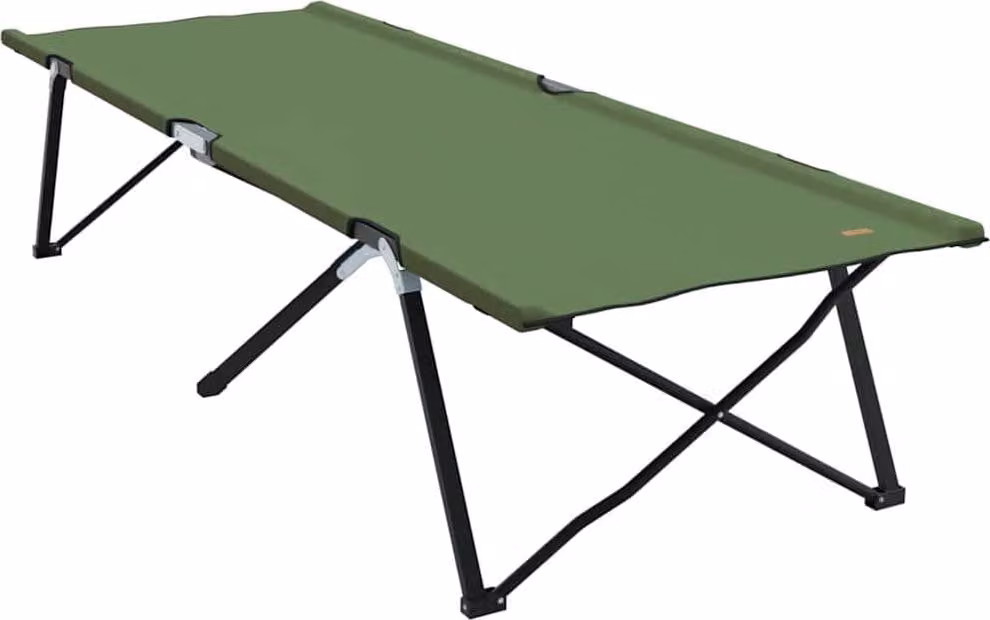 Letto da campeggio pieghevole Verde 206 x 76 x 74 cm