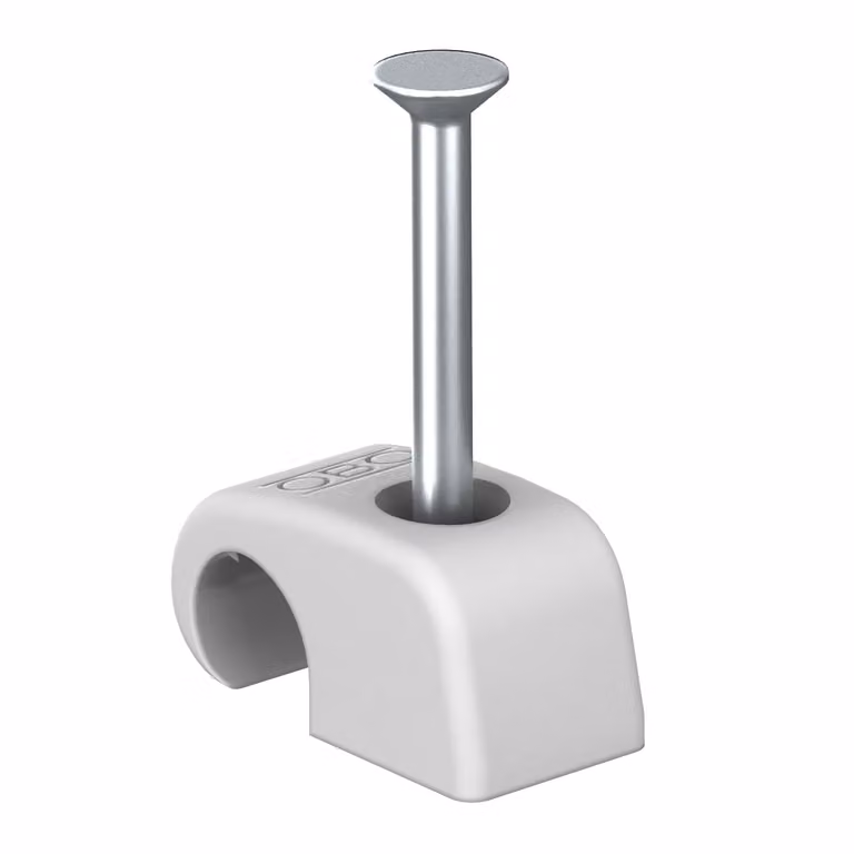 OBO clip adesiva 7-12 mm L35 grigio 200 pezzi 2228440L35GR GP