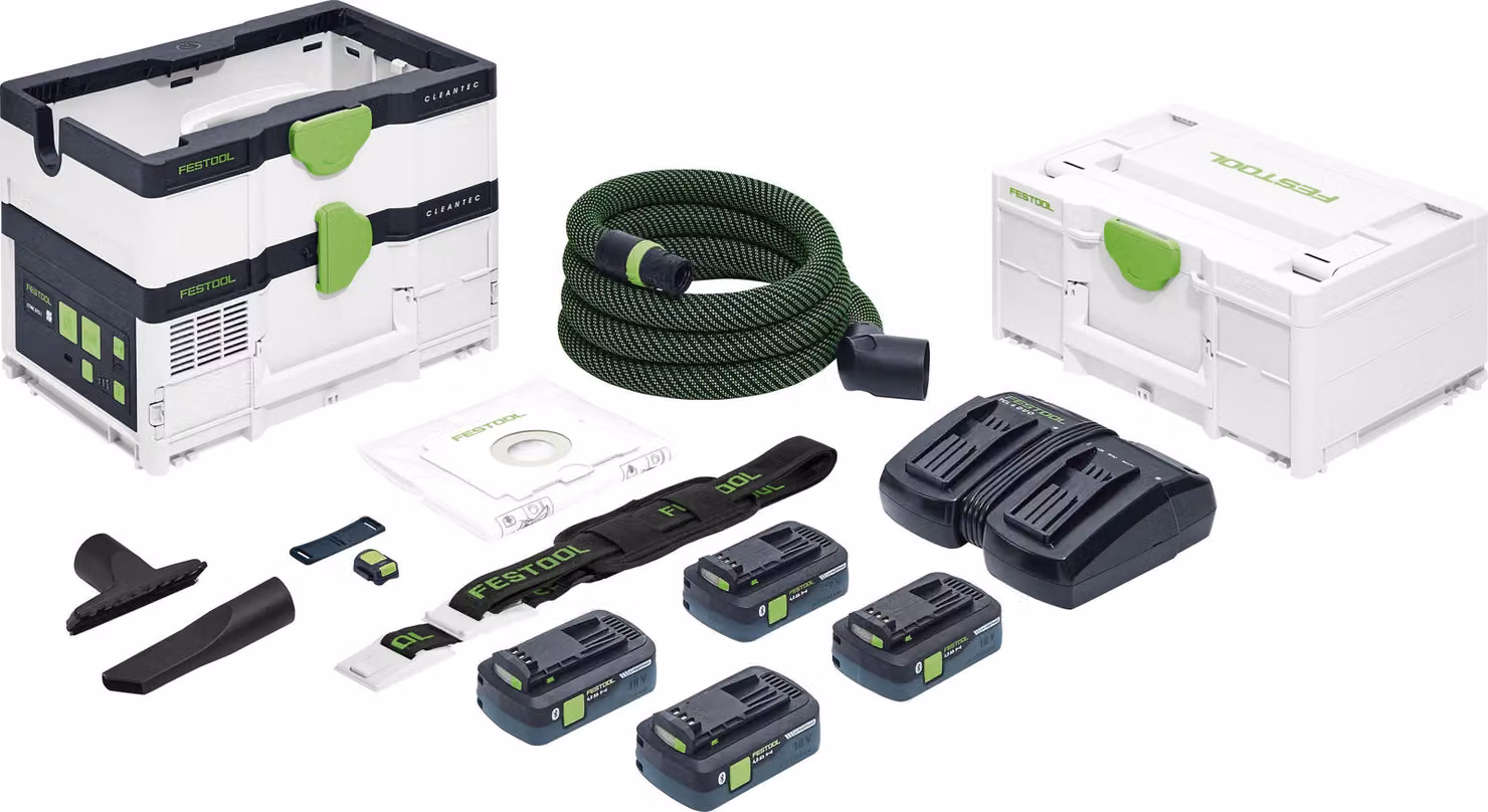 Aspiratore portatile a batteria Festool CTMC SYS HPC 4,0 I-Plus CLEANTEC | 576942