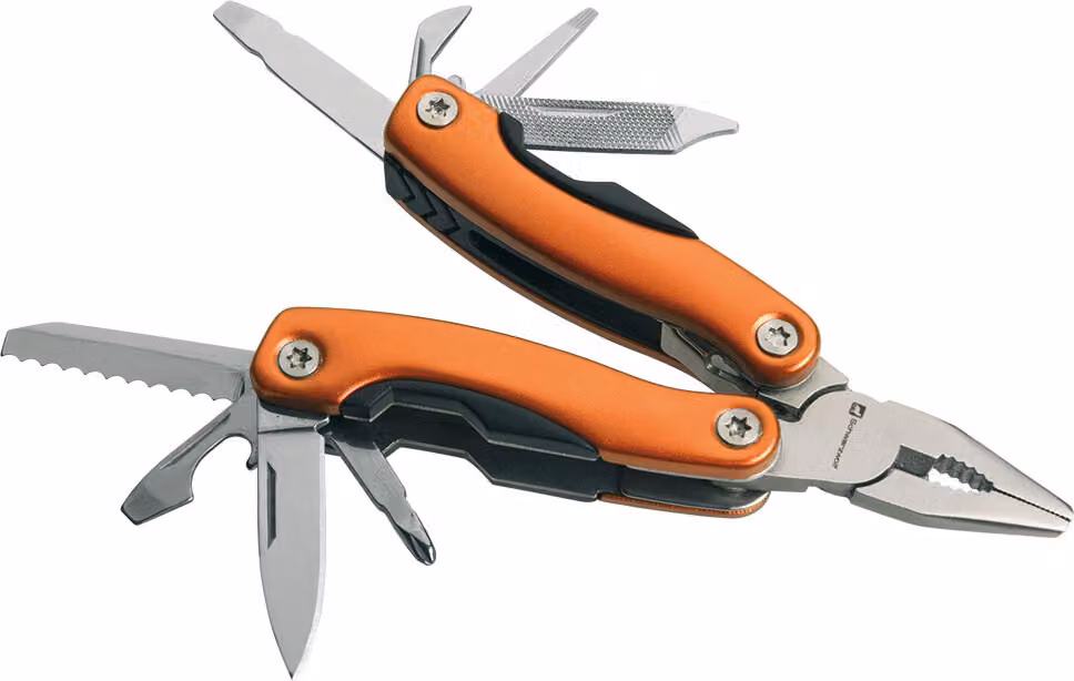 Schwarzwolf outdoor PONY mini multitool piccolo, arancione con 13 utensili