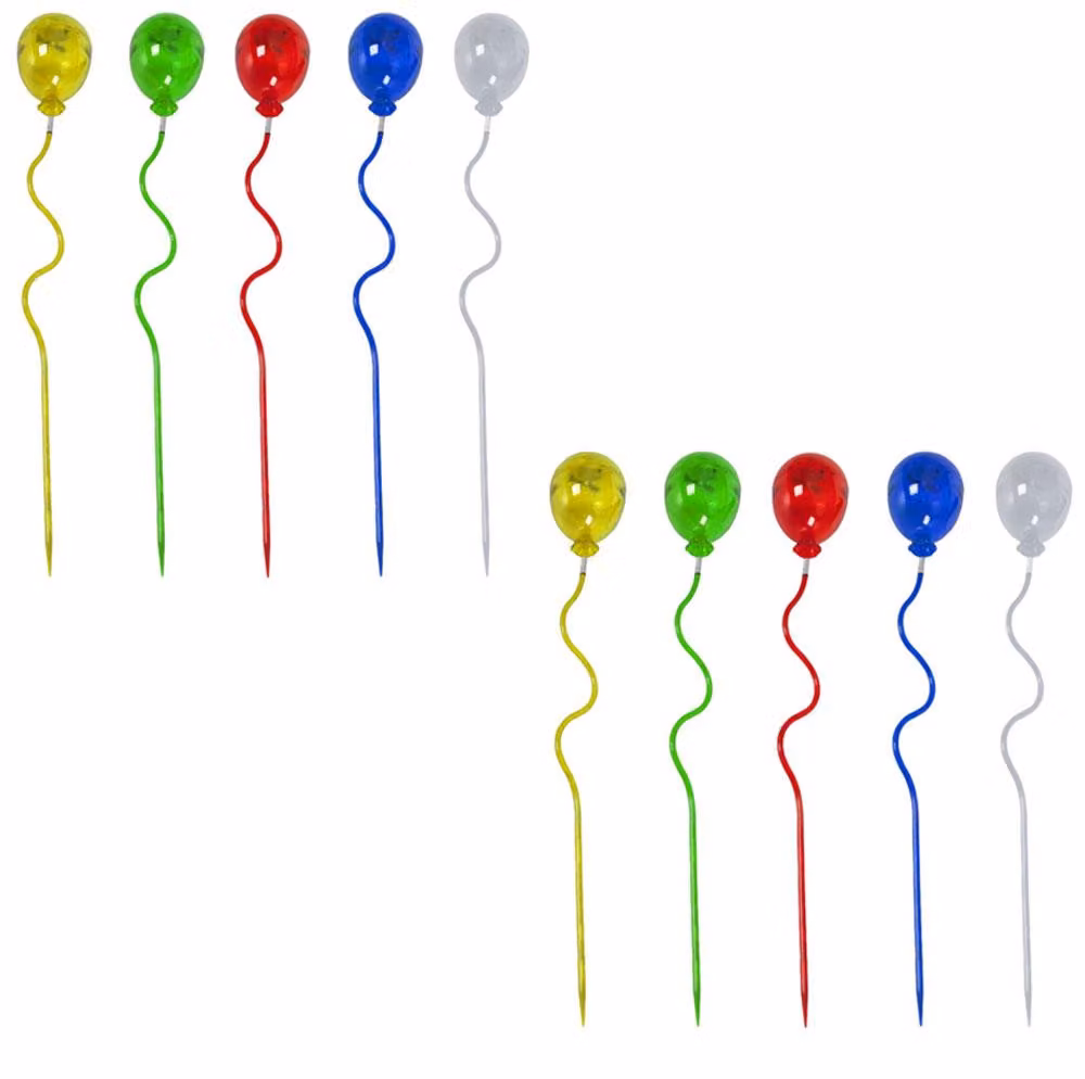 Lampada da esterno a LED, 10 luci, con interruttore a pulsante, sensore di luminosità, colorata, altezza 60 cm