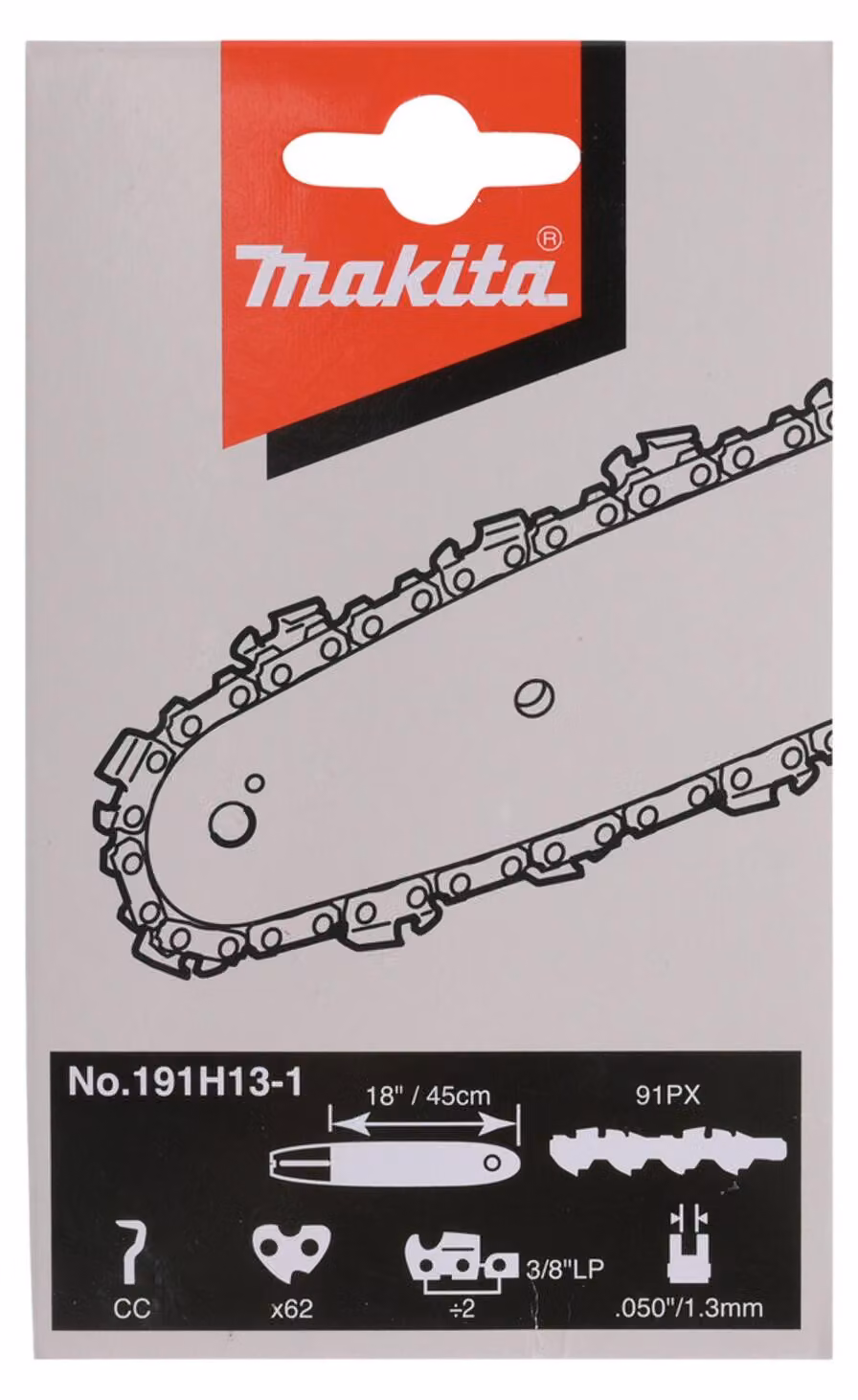 Catena Makita 45 cm 45 cm - 3/8" - 1,3 mm - 62 maglie di guida