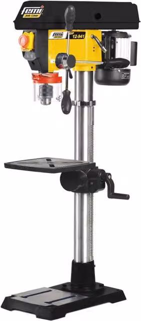Trapano a colonna da banco Femi DP 12-941 460W Giallo Nero – 1
