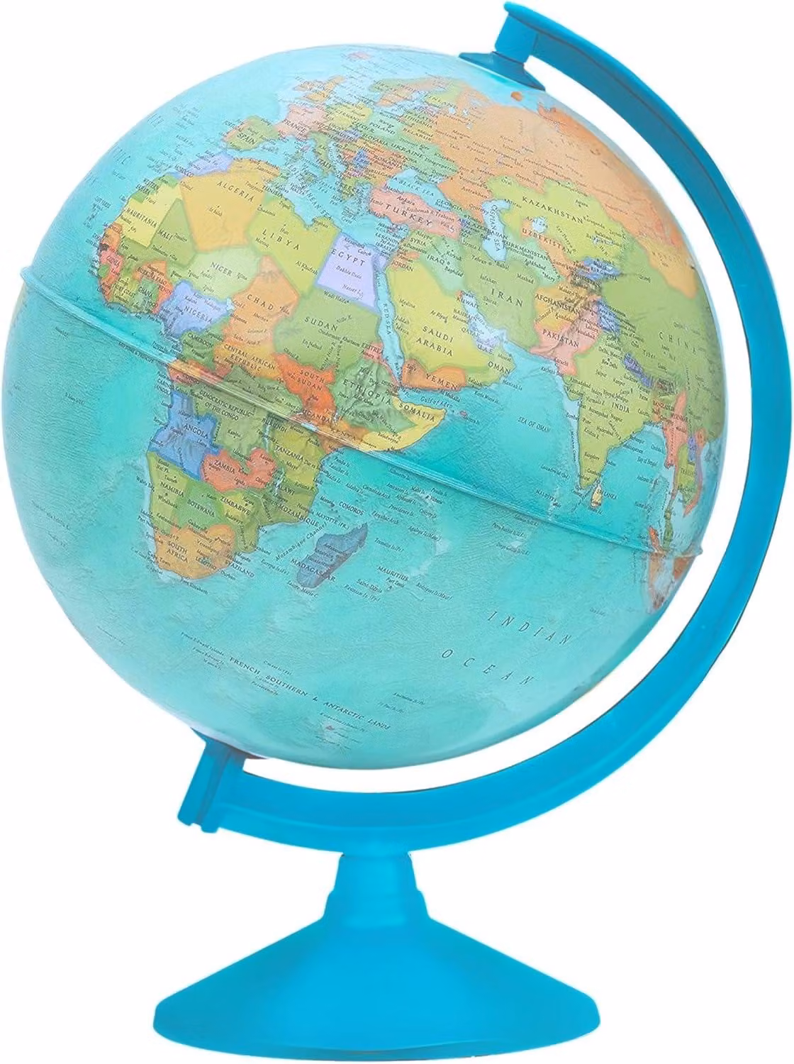 Globo da scrivania da 30 cm, girevole, per bambini, con base coordinata