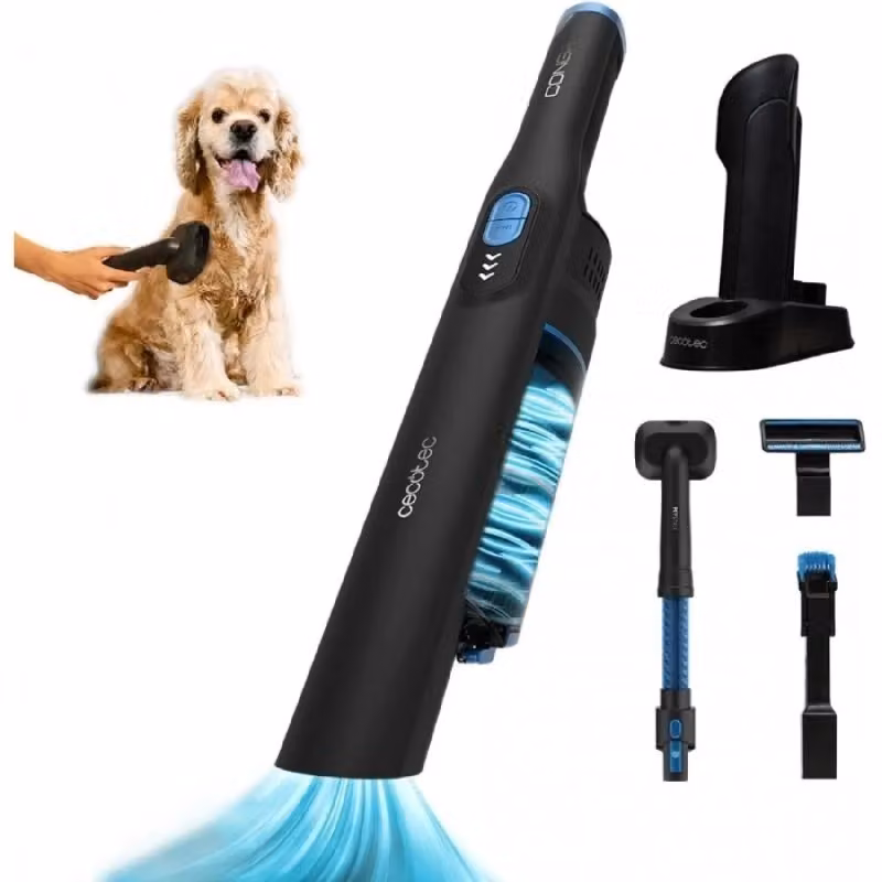 Aspirapolvere senza sacco Cecotec Conga Rockstar Micro+ Animal nero con stazione di ricarica e ideale per peli di animali – 2
