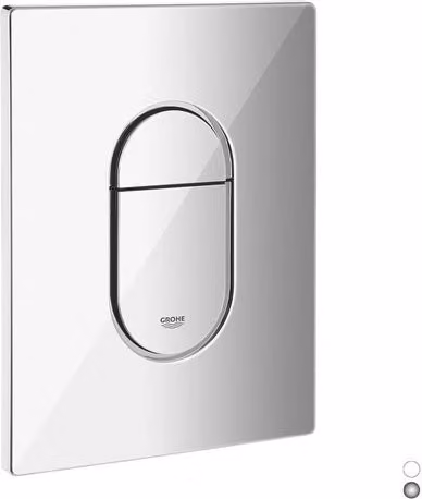 Placca per scarico doppio Grohe Arena Cosmopolitan in colore cromo
