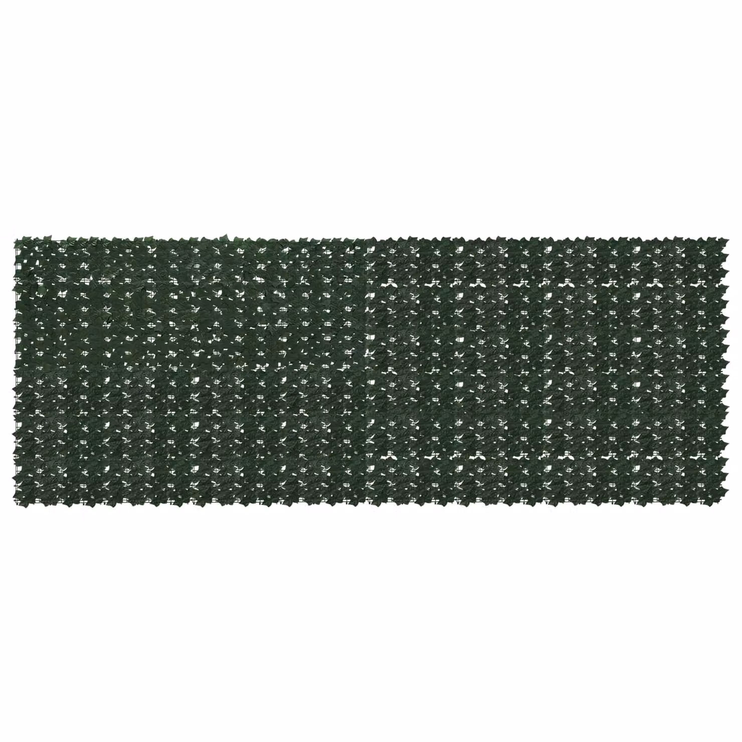 vidaXL Schermo per balcone con siepe artificiale verde scuro L 400 x H 150 cm