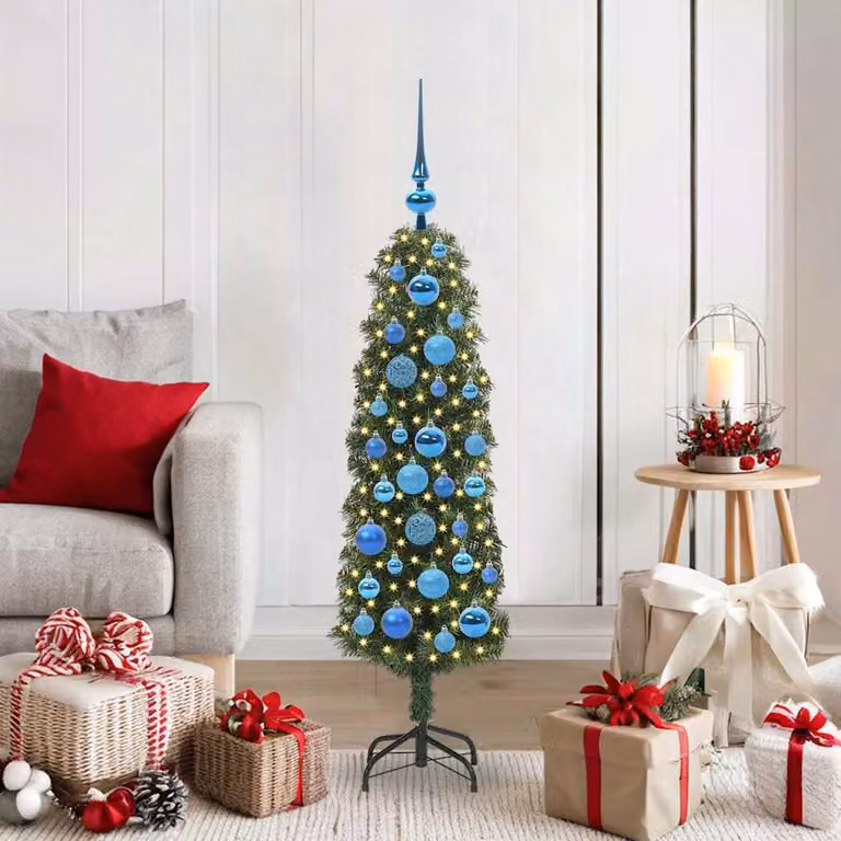 Maison Exclusive - Albero di Natale artificiale con 150 LED e supporto, verde, 120 cm