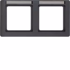 Berker 10226016 Cornice con campo di scrittura antracite con Berker Q.1