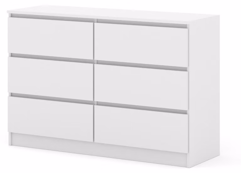 Cassettiera MAJA S6 120 cm Bianco Opaco Credenza Alta