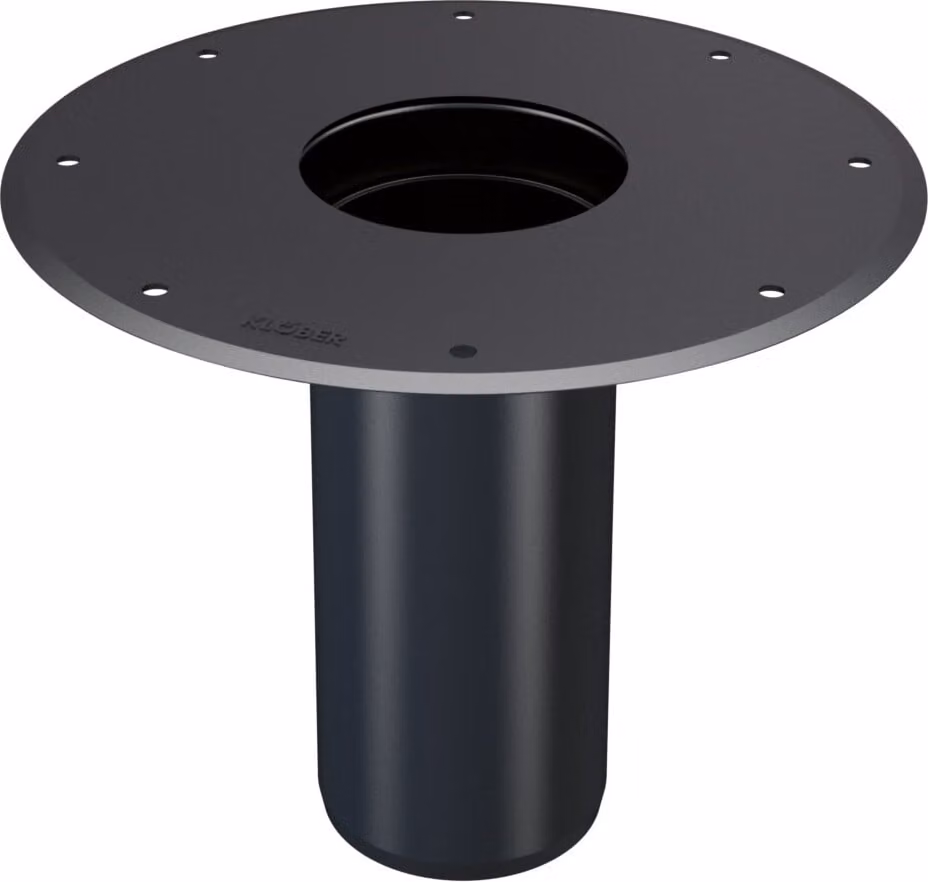 Uscita dal tetto piano Elemento di estensione Base del ventilatore DN 125 Attacco in PVC