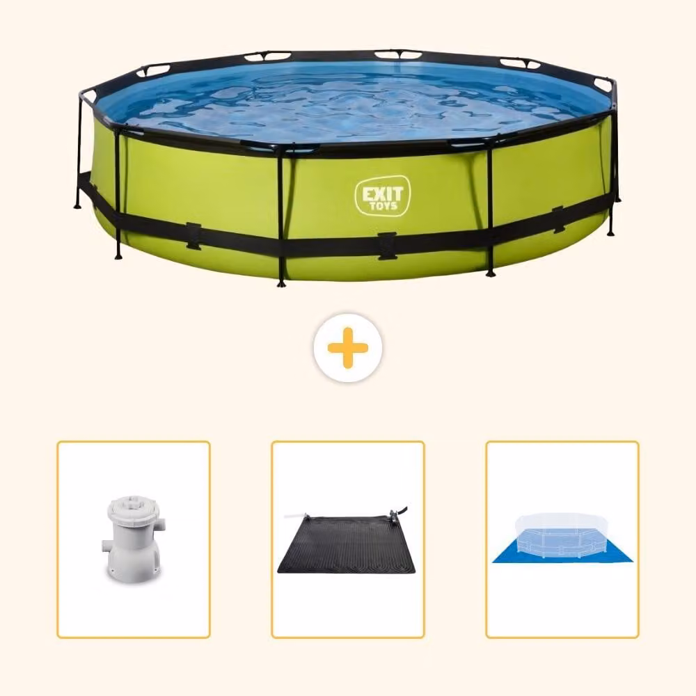 Piscina gonfiabile rettangolare - 360x76 cm - 4 pezzi - Modello SCB91
