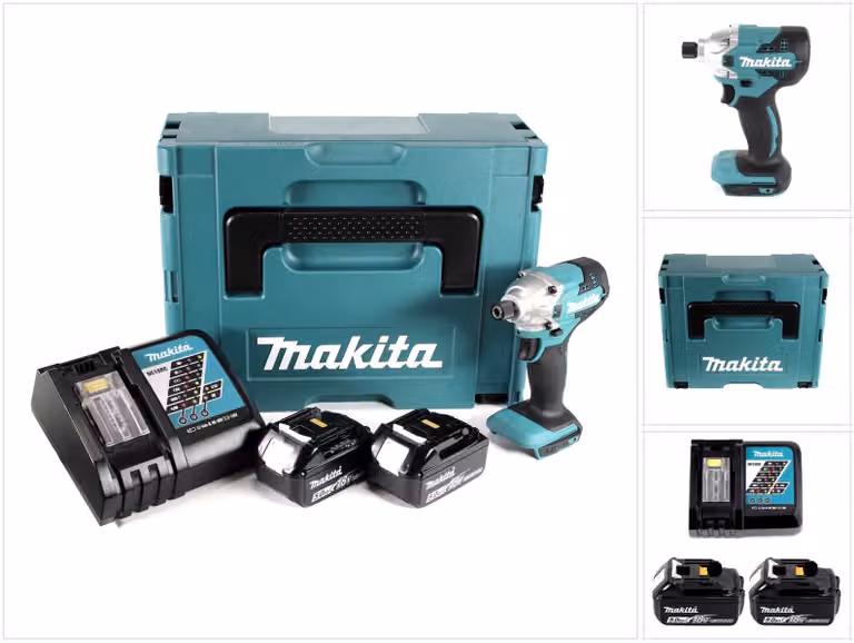 Makita 18V 155Nm 2X5.0Ah Azionamento ad impulsi Dtd156Rtj