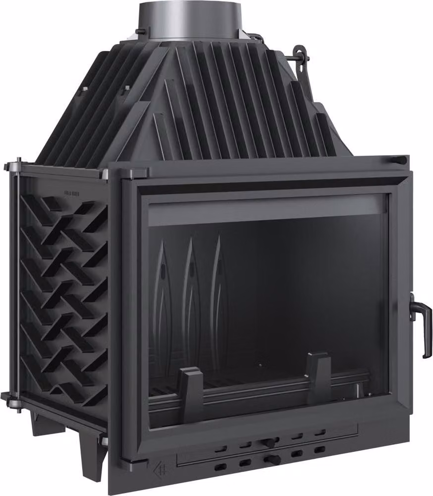 Inserto per caminetto in ghisa KRATKI ZUZIA ECO 12 kW Ø 180