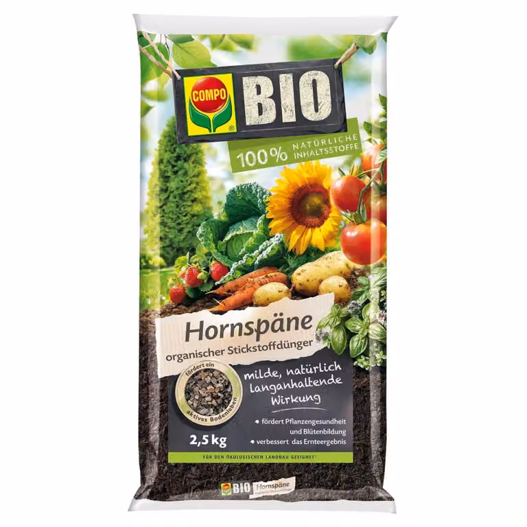COMPO 12611 COMPOconcime naturale trucioli di corno, sacco da 2,5 kg