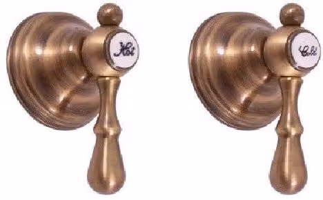 MORAVA Miscelatore Doccia Incasso Retro in Bronzo