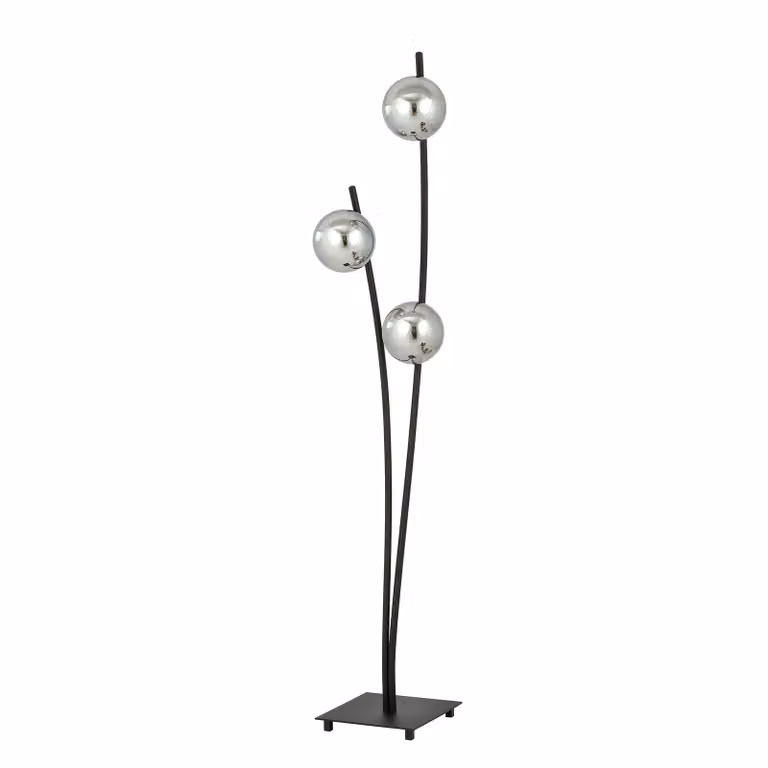 Lampada da terra Emibig 3xE14 40W HUNTER LP3 NERO/GRAFITE 1100/LP3