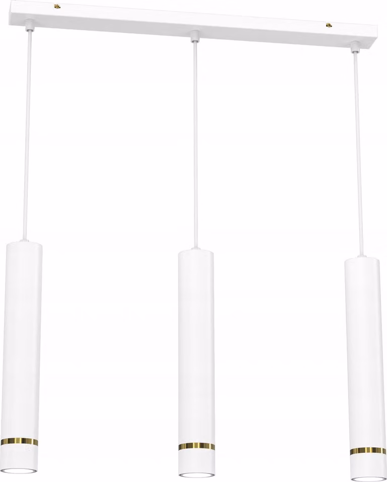 Lampada da soffitto a sospensione Tubo su striscia GU10 Oro