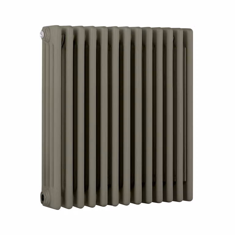 Radiatore Orizzontale a Colonne (4 Colonne) 600mm x 605mm - Verde (Sage Leaf Verde) - Regent