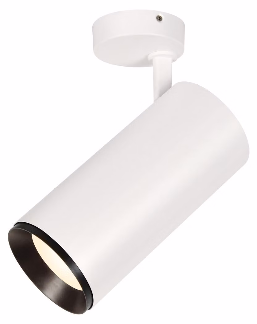 SLV 1005758 NUMINOS XL, plafoniera bianca, nera 36W 4000K 60°