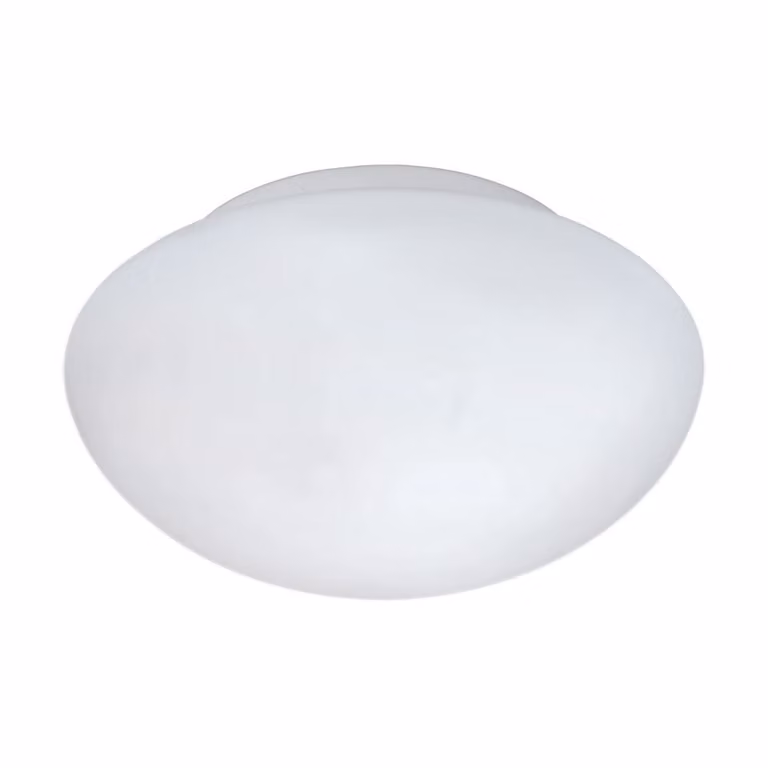 Plafoniera Contemporanea Piccola Ella 1 Luce Acciaio Bianco