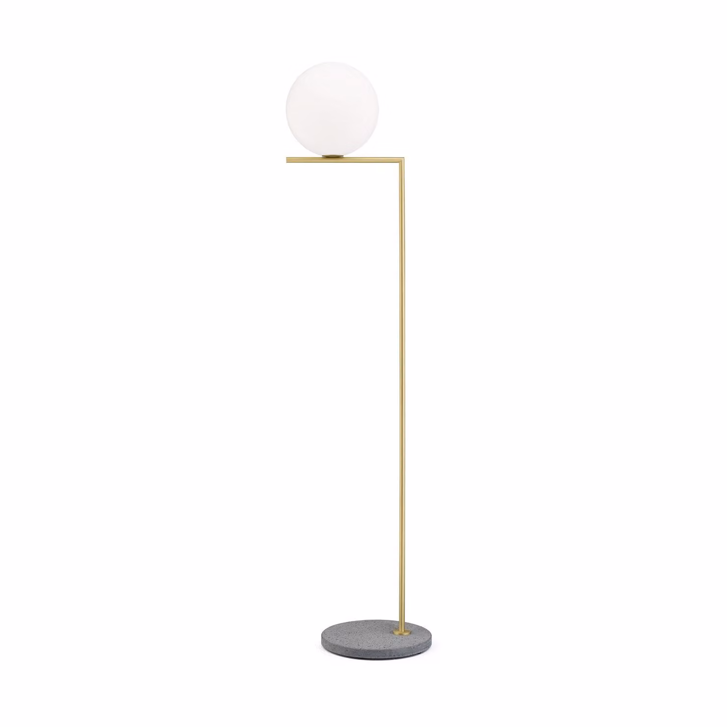 Flos - IC F2 Outdoor H 1852 mm - Lampada da terra da esterno - Finitura Ottone