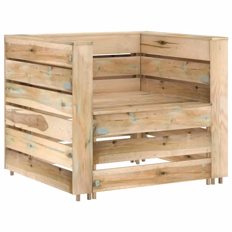 Maison Exclusive - Set da giardino a 2 pezzi realizzato con pallet in legno di pino trattato