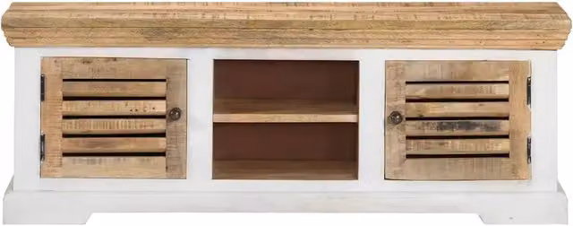 Mobile TV | Armadietto TV | Mobile Porta TV 110x30x40 cm in Legno Massello di Mango