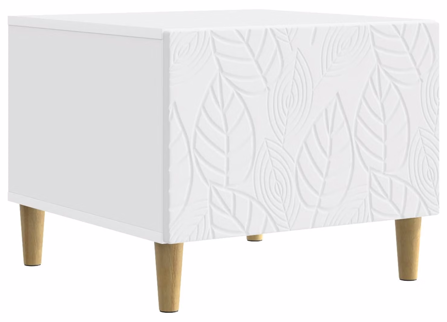 Tavolino da salotto Bianco 50 x 49 x 40 cm Legno ingegnerizzato