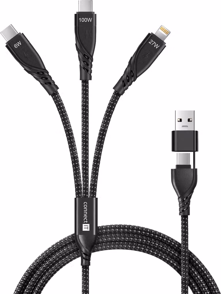 CONNECT IT Wirez 6in1, nero