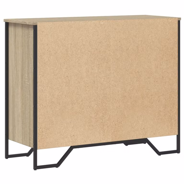 Cassettiera Rovere Sonoma 91x35,5x74,5 cm in Truciolato