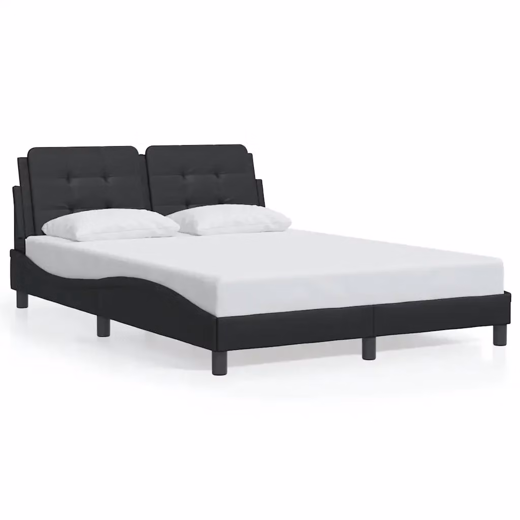 Struttura Letto Zadar Design Mania in Similpelle Nero L/P/H: 120 x 200 cm – 2
