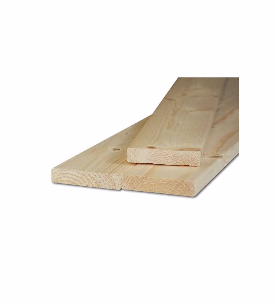 Pircher Listelli Abete Piallati - 20x95x2000 mm, Ideali per Fai Da Te