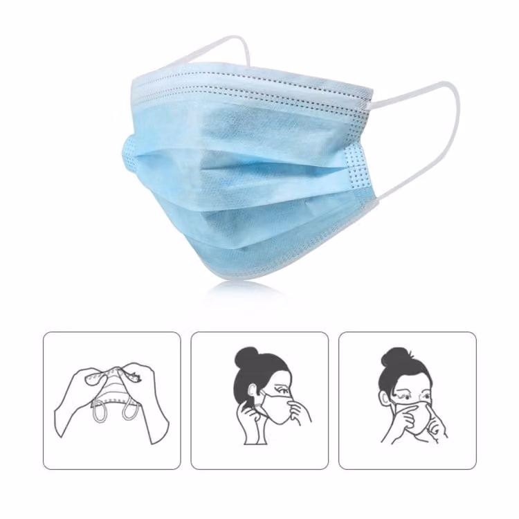 CYOO 10 pezzi maschera facciale monouso protezione bocca e naso