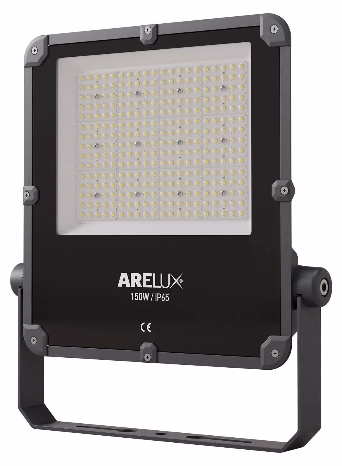 ARELUX XFIELD, proiettore da 150W, 120-277V AC, indice di resa cromatica (CRI) 80, 900 lumen, grado di protezione IP65, temperatura di colore 4000K