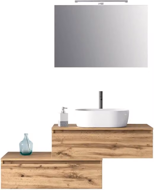 Composizione 5 pezzi ASTRA quercia_140x45x190