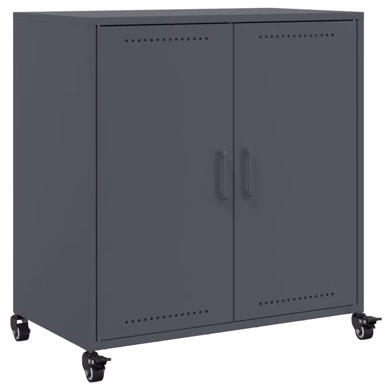 Credenza Antracite 68x39x72 cm in Acciaio