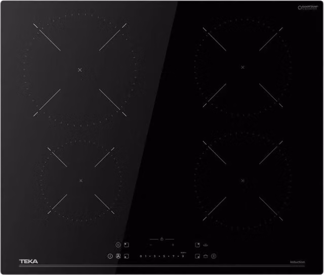 Piano cottura induzione Teka IBC64115SSMBK 4 zone di cottura 60 cm. touchscreen frontale nero