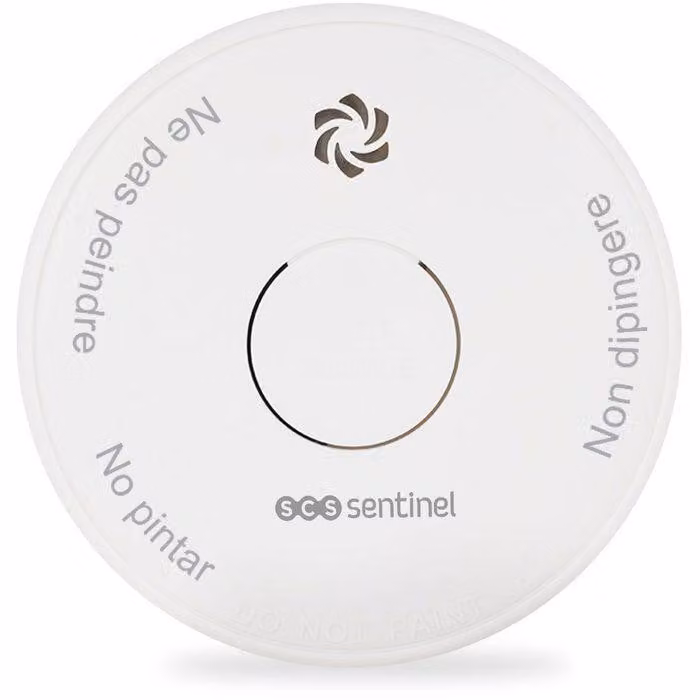 Rilevatore di fumo SCS SENTINEL SmokeAlarm 3Y - Installazione a soffitto - Durata della batteria 10 anni