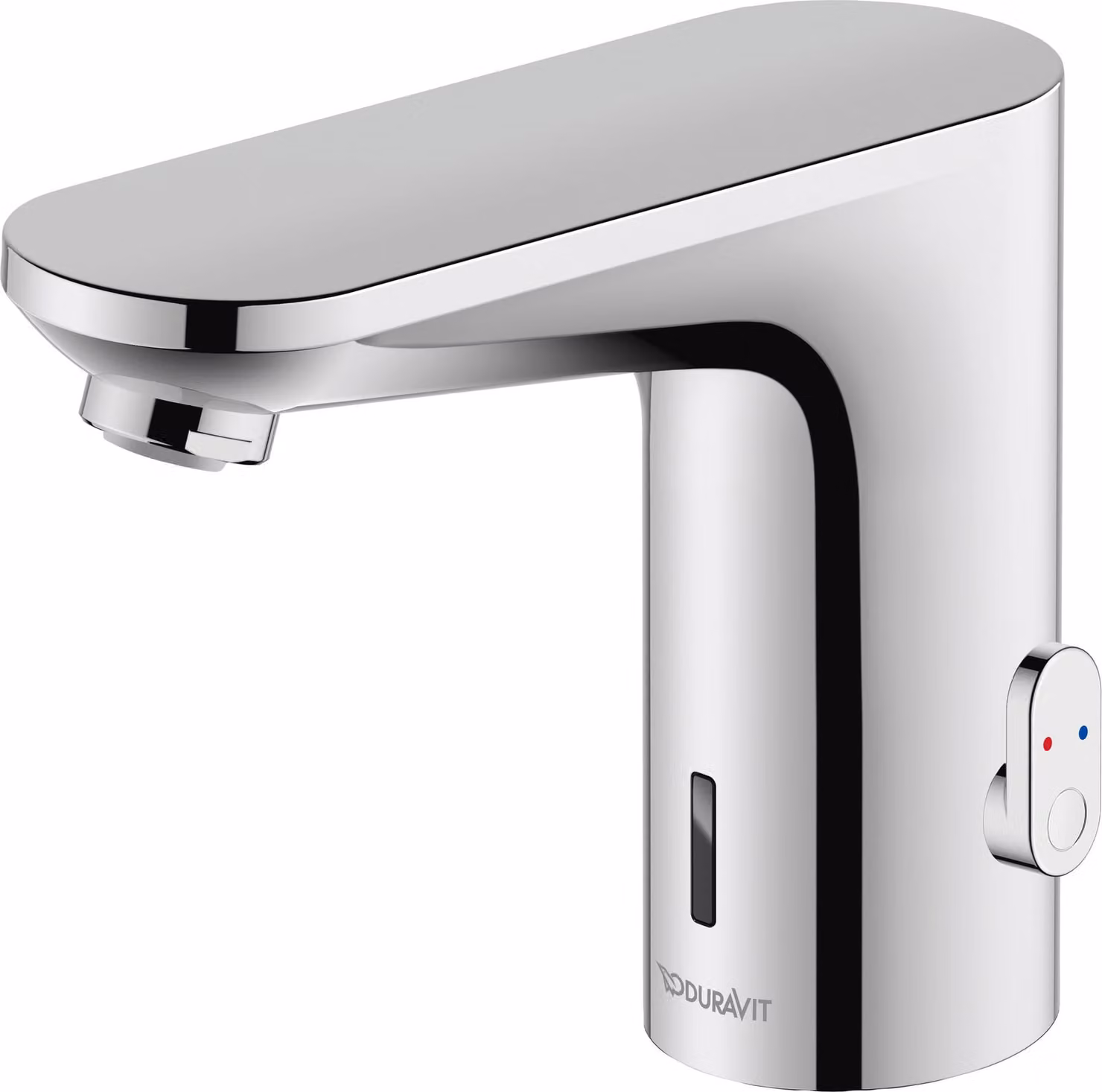 Sensor 1 Duravit robinetterie de lavabo électronique, alimentation par pile, avec régulation de la température, chrome brillant, SE1090019010, SE1090019010