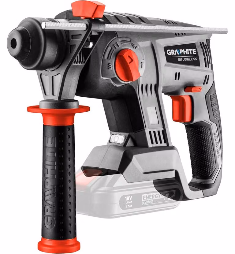 GRAPHITE Trapano a percussione a batteria Energy+ 18V, Li-Ion, corsa del martello 2,2J, senza batteria